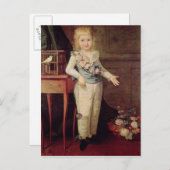 Portrait Vermoedelijk Louis XVII Briefkaart (Voorkant / Achterkant)