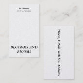 PORTRAIT VISITEKAARTJES (Voorkant / Achterkant)