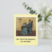 Portrait von Dora Wheeler mit frechem Spruch Briefkaart (Staand voorkant)