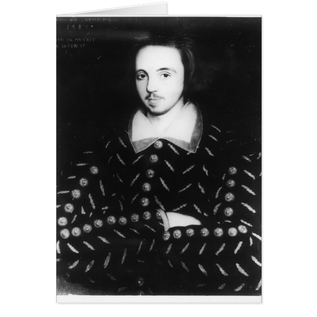 Portrait zei Christopher Marlowe te zijn (Voorkant)