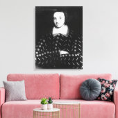 Portrait zei Christopher Marlowe te zijn Canvas Afdruk (Insitu (Woonkamer))