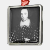 Portrait zei Christopher Marlowe te zijn Metalen Ornament (Links)