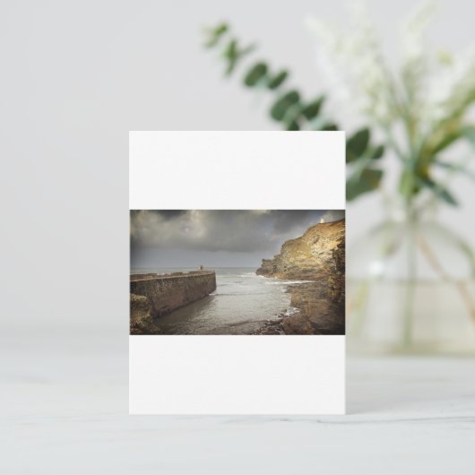 Portreath-haven Briefkaart (Staand voorkant)