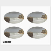 Portreath haven ovale sticker (Vel)