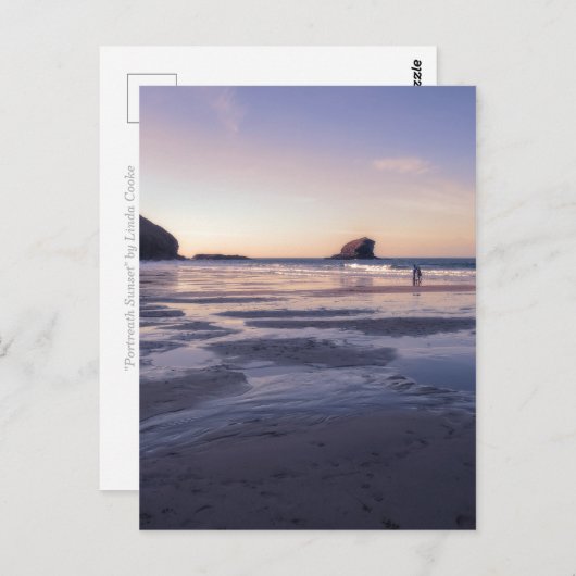 Portreath sunset briefkaart (Voorkant / Achterkant)