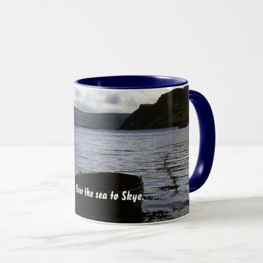 Portree, eiland Skye in Schotland Mok (Voorkant rechts)
