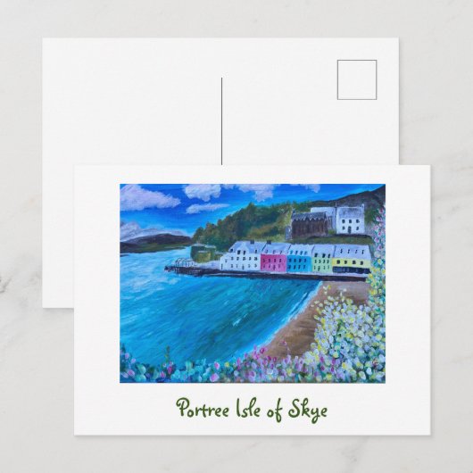 Portree Isle of Skye  Briefkaart (Voorkant / Achterkant)