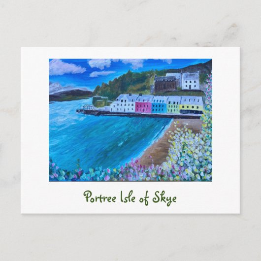 Portree Isle of Skye  Briefkaart (Voorkant)