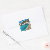 Portree Isle of Skye Schotland Vierkante Sticker (Envelop)