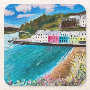 Portree Isle of Skye Scotland Kartonnen Onderzetters