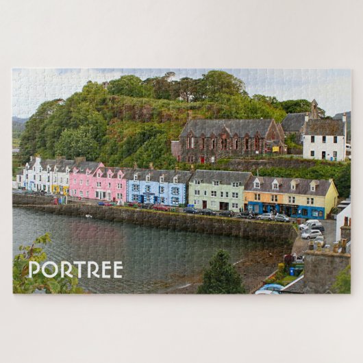 Portree: Isle of Skye, Scotland Legpuzzel (Horizontaal)
