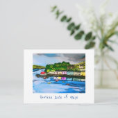Portree Isle of Skye Scotland schilderend Briefkaa Briefkaart (Staand voorkant)