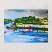 Portree Isle of Skye Scotland schilderij Briefkaart (Voorkant)