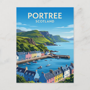 Portree Schotland Briefkaart