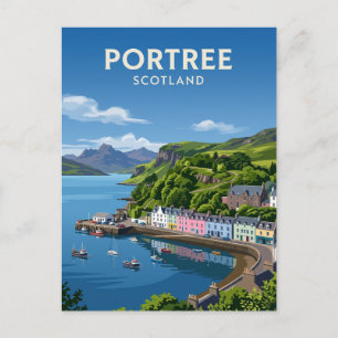 Portree Schotland Briefkaart
