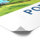 Portree Scotland Reisprint Poster (Hoek)