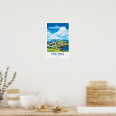 Portree Scotland Reisprint Poster (Keuken)
