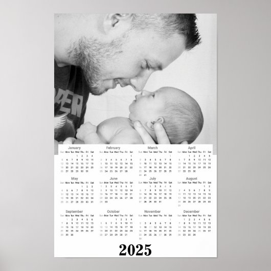 Portret 2025 Kalender Poster (Voorkant)