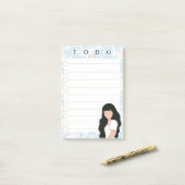 Portret 4 Notities Post-it® Notes (Op bureau)