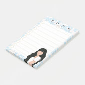 Portret 4 Notities Post-it® Notes (Schuin)