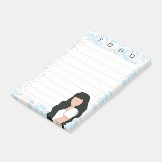 Portret 4 Notities Post-it® Notes (Schuin)