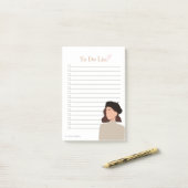 Portret 5 Post-it® notes (Op bureau)