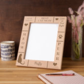 Portret 8x10 BESTE Kat MOM Ooit Aangepaste Naam Gegraveerde Lijstjes (Links)