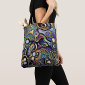 portret abstract man tote bag (Dichtbij)