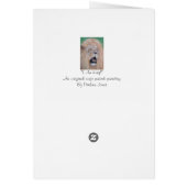 portret afbeelding van het houden van grote katten (Achterkant)