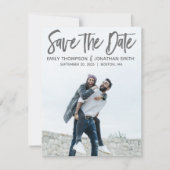 Portret Afbeelding Weddenschap Opslaan Datum Moder Save The Date (Voorkant)