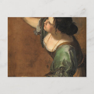Portret Allegory Painting Artemisia Gentilesc Briefkaart