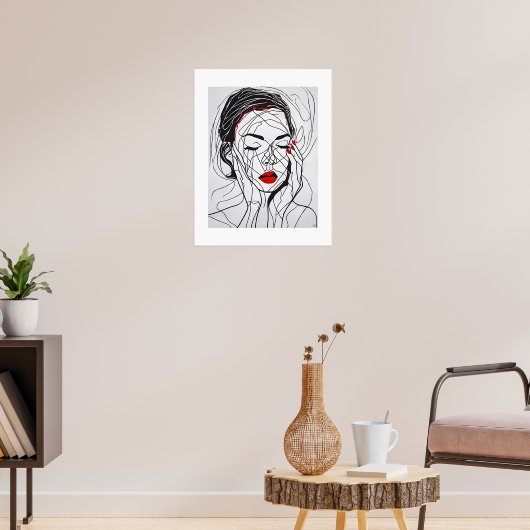 Portret - Archief Art Print (Woonkamer 3)