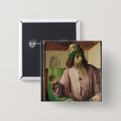 Portret Aristoteles, c.1475 Vierkante Button 5,1 Cm (Voorkant /achterkant)