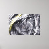 Portret art canvas afdruk (Voorkant)