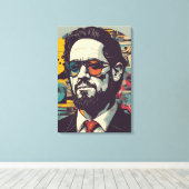 Portret Art Canvas Afdruk (Insitu (Houten vloer))