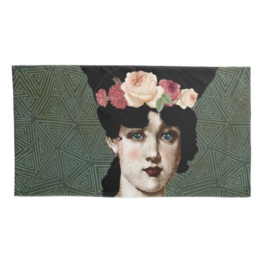 Portret Art Kussensloop (Achterkant-Rechts)
