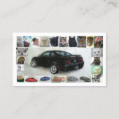 Portret, auto, boot, motorfiets, enz.   Kunstenaar Visitekaartje (Achterkant)