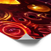 Portret: Aztec Goddess Mictēcacihuātl | AI Art. Poster (Hoek)