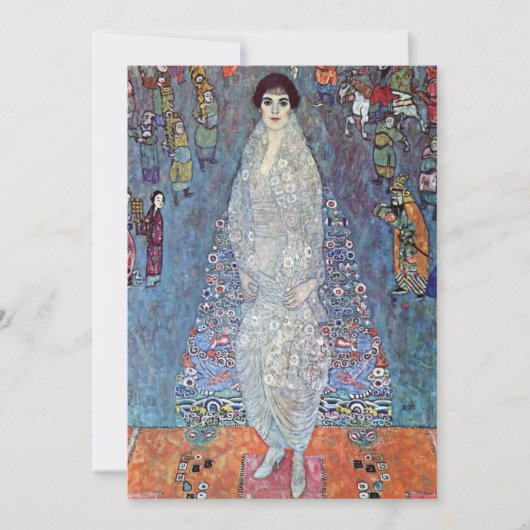 Portret barones Elisabeth Bacchofen Echt, Klimt (Voorkant)