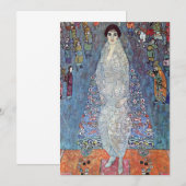 Portret barones Elisabeth Bacchofen Echt, Klimt (Voorkant / Achterkant)