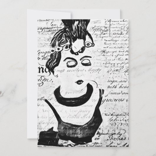  portret bedankkaart (Voorkant)