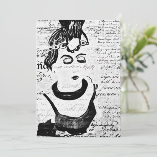  portret bedankkaart (Staand voorkant)