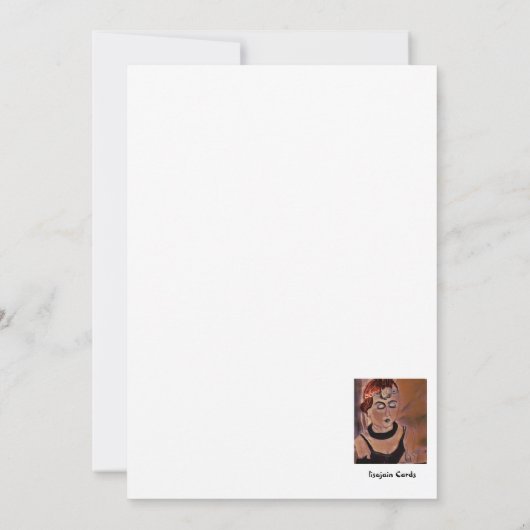 portret bedankkaart (Achterkant)