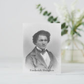 portret boven litionist Frederick Douglass Briefkaart (Staand voorkant)