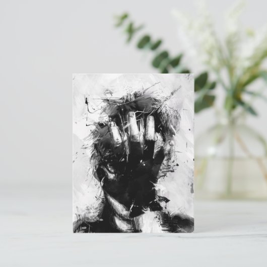 portret briefkaart (Staand voorkant)