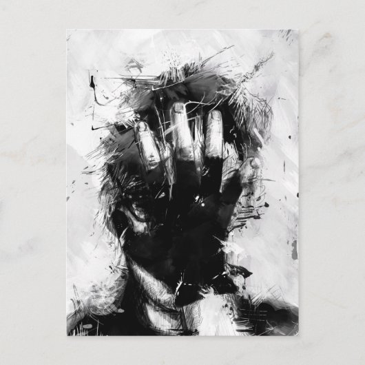 portret briefkaart (Voorkant)