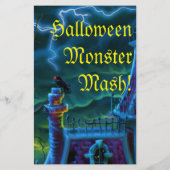 Portret brochure van het Haunted House (Achterkant)