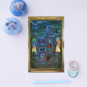 Portret brochure van het Haunted House (Enkel)