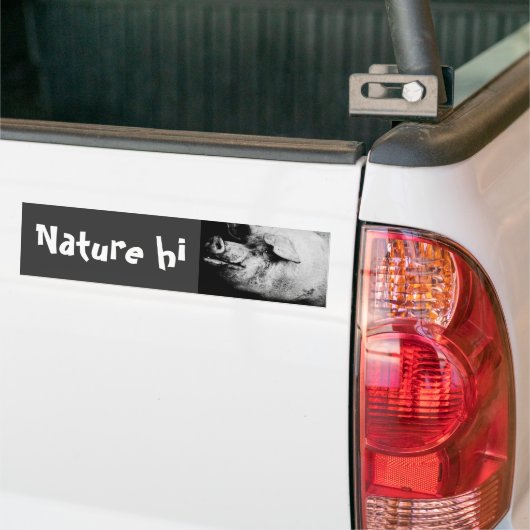 portret bumpersticker (Op Truck)