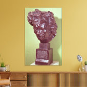 Portret Bust van Ludwig van Beethoven 1901 Canvas Afdruk (Insitu (Woonkamer))